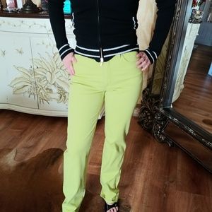SOLD Versace Jeans in lime green